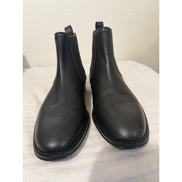 Rodd & Gunn Saddleview Chelseq Boot Men Black Leather Made In Italy Size 41 US 8